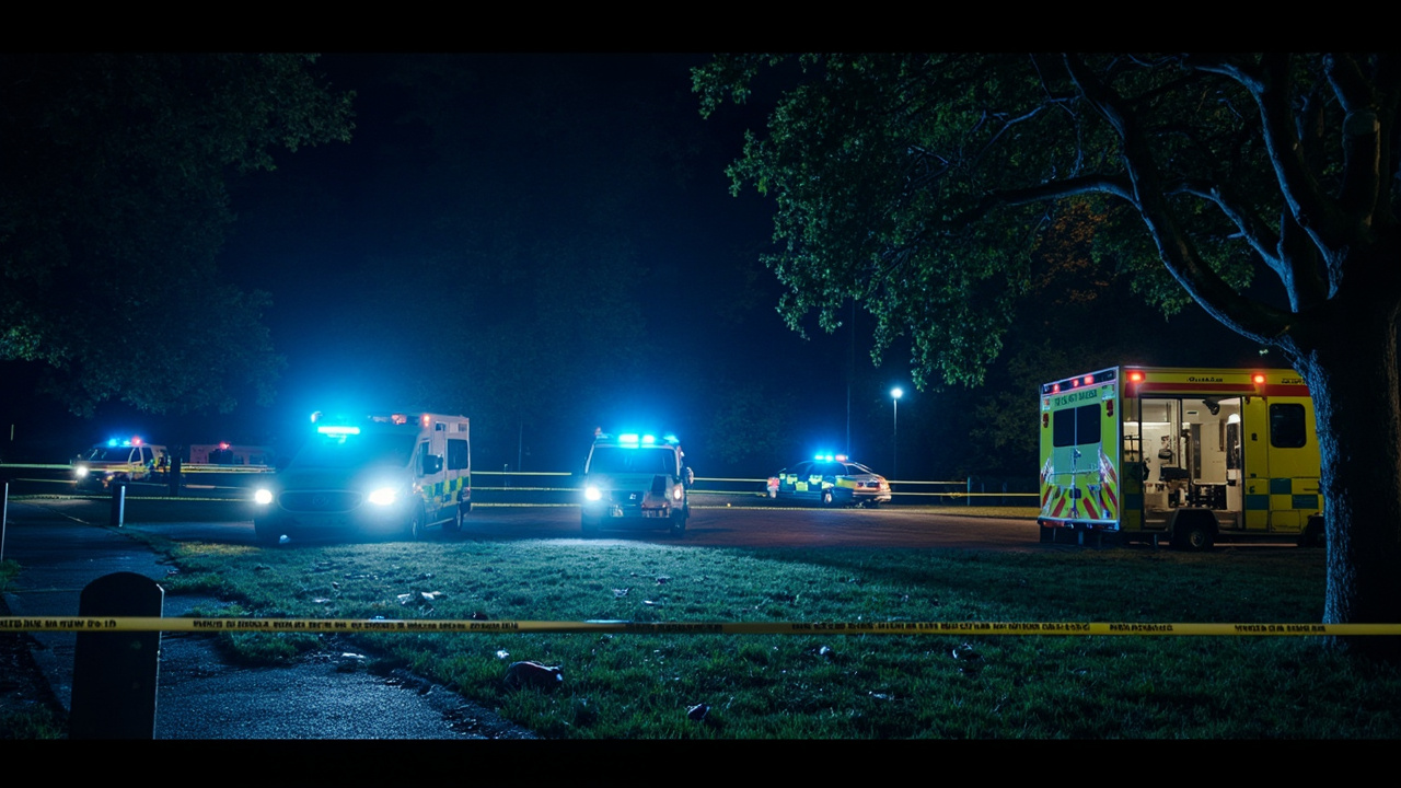 Three victims hospitalised following large-group stabbing at Harrow park